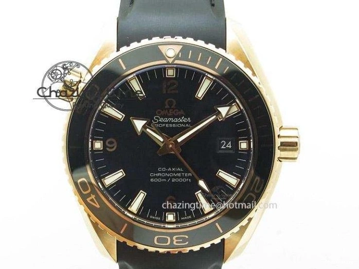 0502 Planet Ocean 45mm Real Ceramic BP-Maker Best Edition Black Dial On Nylon Rubber Strap A TopPick 8185